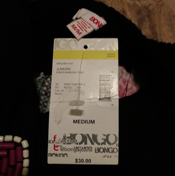 BONGO sleeveless Tank/Tube top - Picture 3 of 3